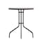 Flash Furniture Bellamy 23.75'' Bronze Round Tempered Glass Metal Table TLH-070-1-BZ-GG - alternate 8